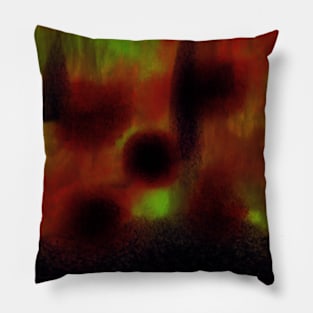 Abstract art. Look like dream. Mystic forest. Pillow