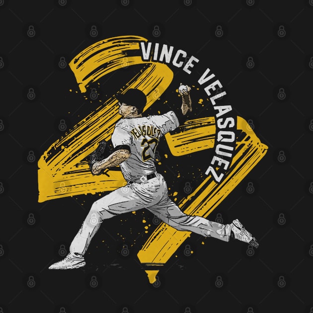 Vince Velasquez Pittsburgh Brush by Jesse Gorrell