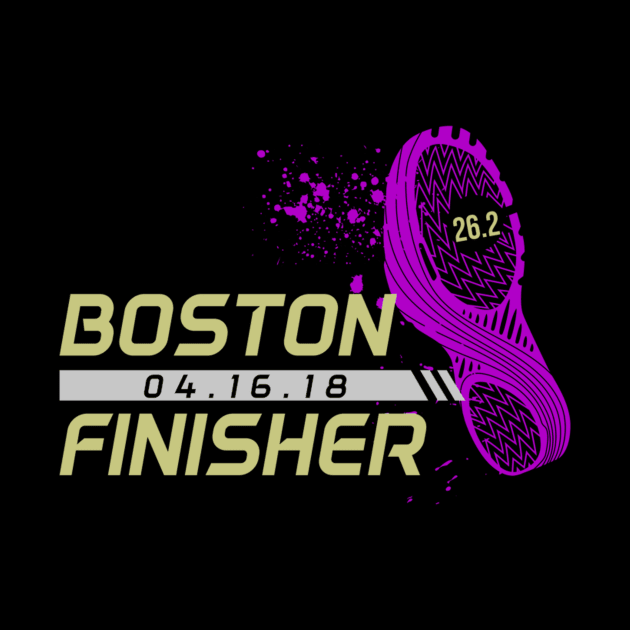 Boston Runner Finisher Marathon 2018 by teudasfemales