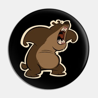 Roaring Bear Pin