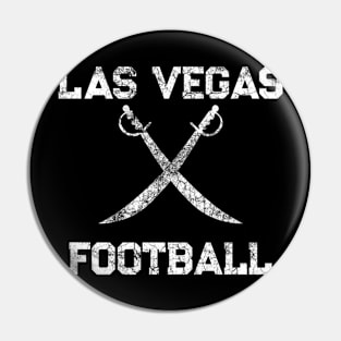 Las Vegas football distressed Pin