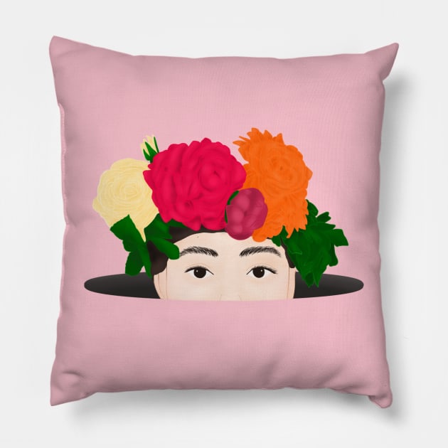 crown flower girl Pillow by Rangelik