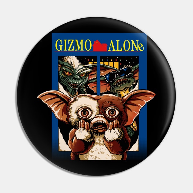 Gizmo Alone Pin by BER