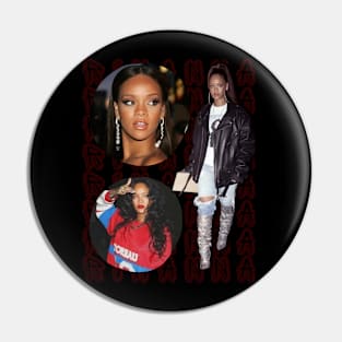 Rihanna Graphic Pin