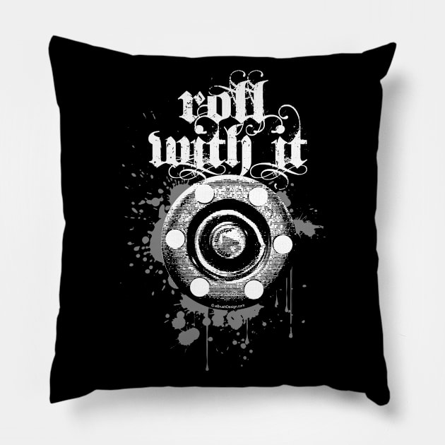 Roll With It Pillow by eBrushDesign