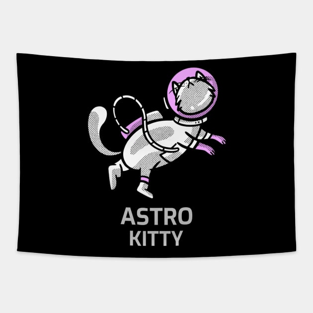 Astro Kitty Tapestry by Sanworld