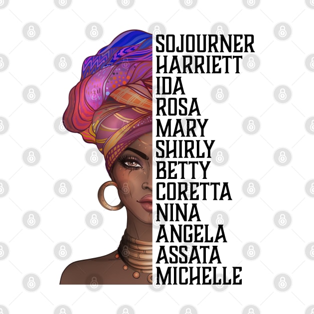 Celebrate Powerful Black Women Who Inspire, Black History, African American by UrbanLifeApparel