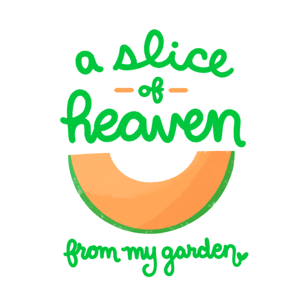 Cantaloupe Slice of Heaven From My Garden T-Shirt by aaronsartroom