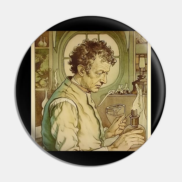 Andre-Marie Ampere Pin by ComicsFactory