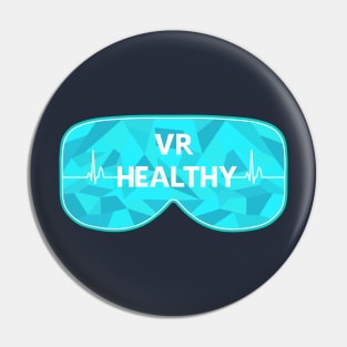 VR Healthy Main Logo Pin