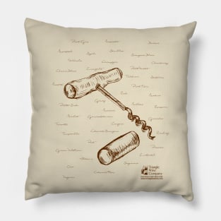 Corkscrew Script Pillow