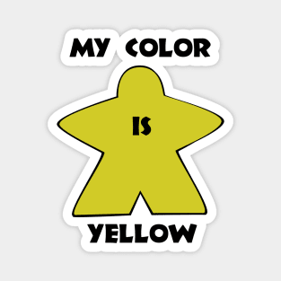 My color is Yellow ! Magnet