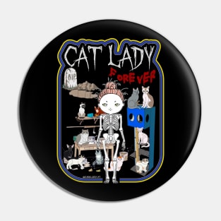 Cat lady Pin