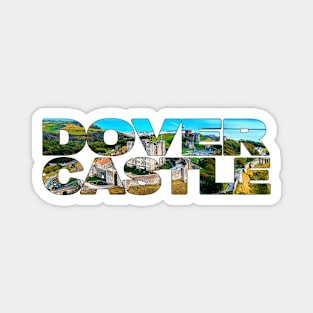 DOVER CASTLE - Kent, England Aerial View Magnet