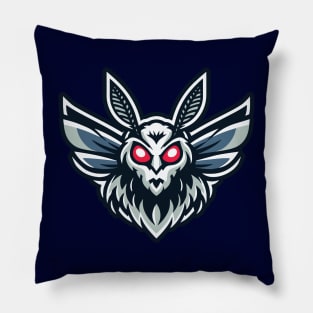 Mothman Legend Tee: Mystical Cryptid Lore, Bold Design for Fans of Folklore & Horror Pillow