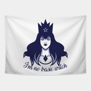 I'm No Basic Witch - Goth Halloween Tapestry