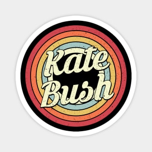 Kate Proud Name Retro Rainbow Tribute Magnet