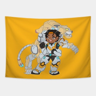 Voltron Yellow Lion Hunk Tapestry