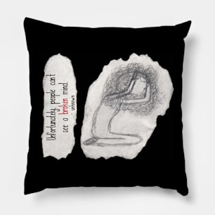 Broken Mind Pillow