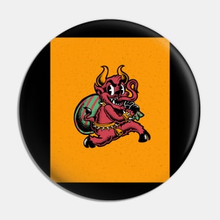 Cute krampus Pin