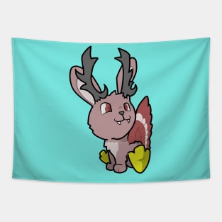 Compendium of Arcane Beasts and Critters - Wolpertinger (textless) Tapestry