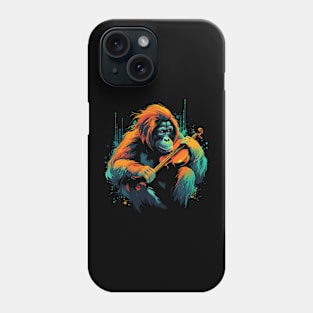 Orangutan Playing Violin Phone Case