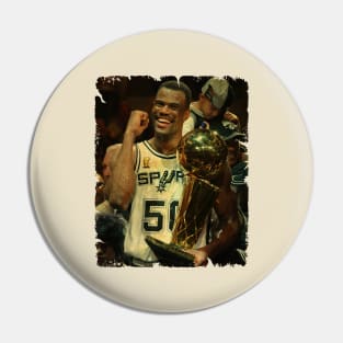 David Robinson - Vintage Design Of Basketball Pin