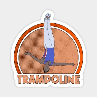 Jump Trampoline Gymnastics Magnet