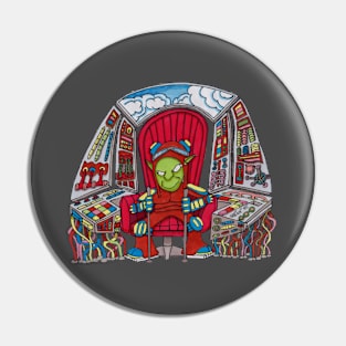 Little man in my brain Pin