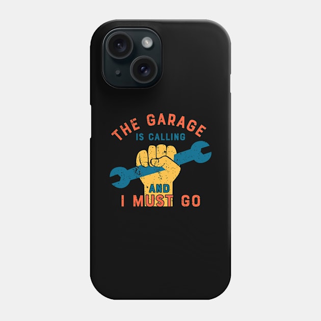 Mechanic - The Garage Is Calling Phone Case by Shiva121