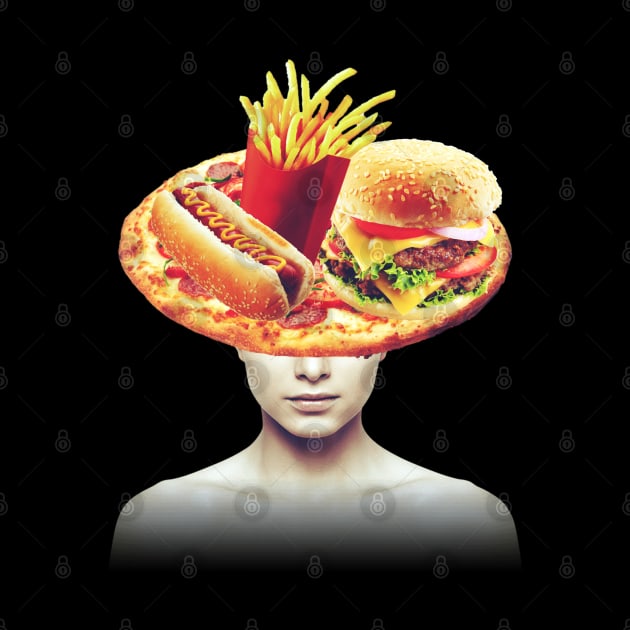JUNK food head portrait by reesea