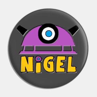 Nigel the Purple Dalek Pin