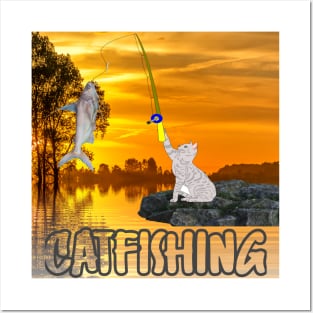 Catfishing Posters and Art Prints for Sale