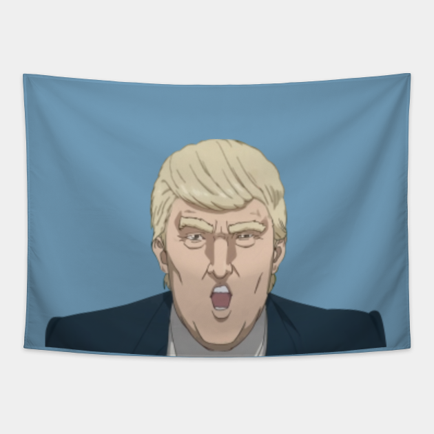 Anime Trump Anime Trump Tapestry TeePublic