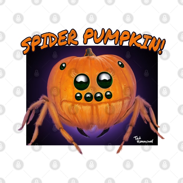 Spider Pumpkin by ted1air