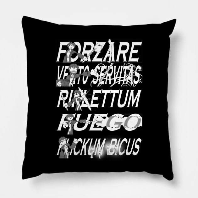 Dresden Files Spells Pillow by Basilisk