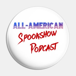 All-American Spookshow Podcast Logo 2 Pin