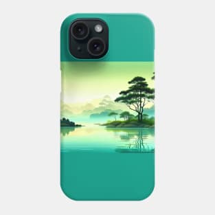 The Emerald Landscape Phone Case