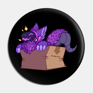 Protogen in a Box - Purple Pin