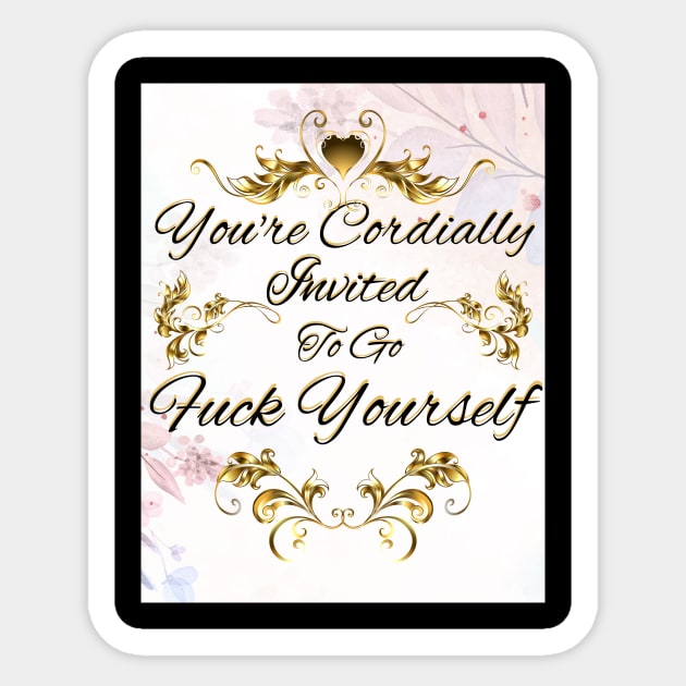 Congratulations, you played yourself Sticker for Sale by Zexten