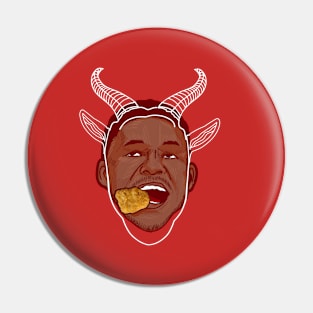 The Goat Anthony Edwards Eats Nuggets Pin