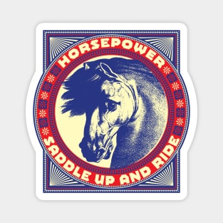 Horse Power, Saddle Up! Magnet