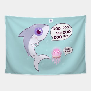 Baby Shark Tapestry