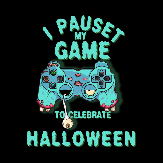 Video Game Controller, I Pauset my Game to Celebrate Halloween by DesingHeven