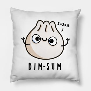 Dim-sum Cute Dimsum Math Pun Pillow