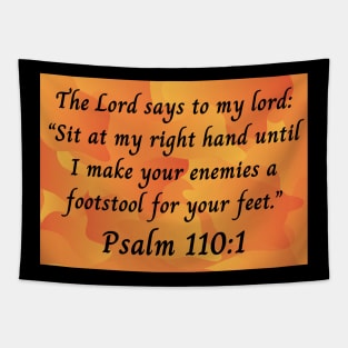 Bible Verse Psalm 110:1 Tapestry