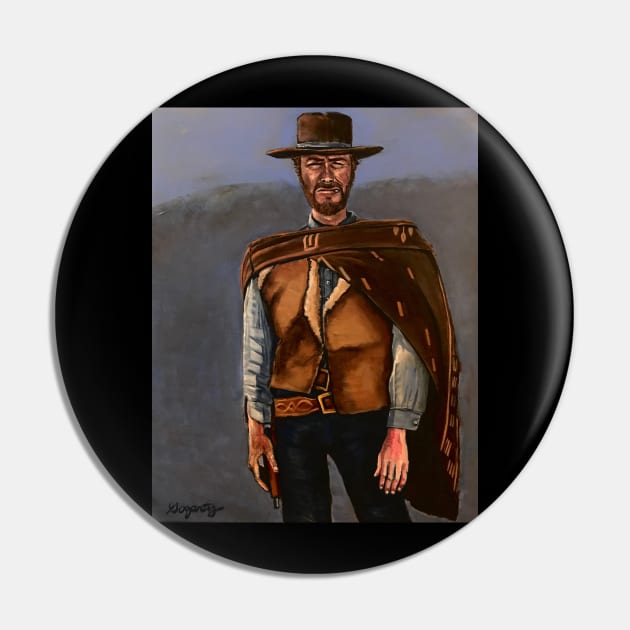 Clint Eastwood Pin by GOGARTYGALLERY