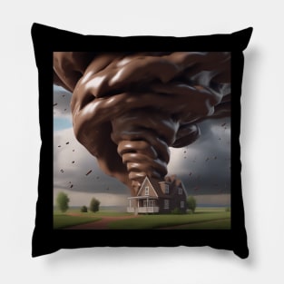 A Tornado Made Of Chocolate Pillow