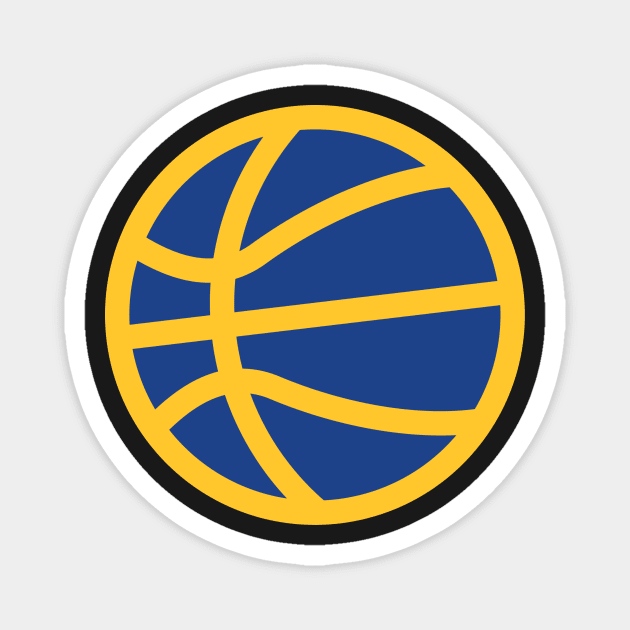 Simple Basketball Design In Your Favourite Team's Colors! Magnet by TRNCreative