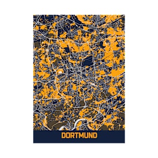 Dortmund - Germany Bluefresh City Map T-Shirt